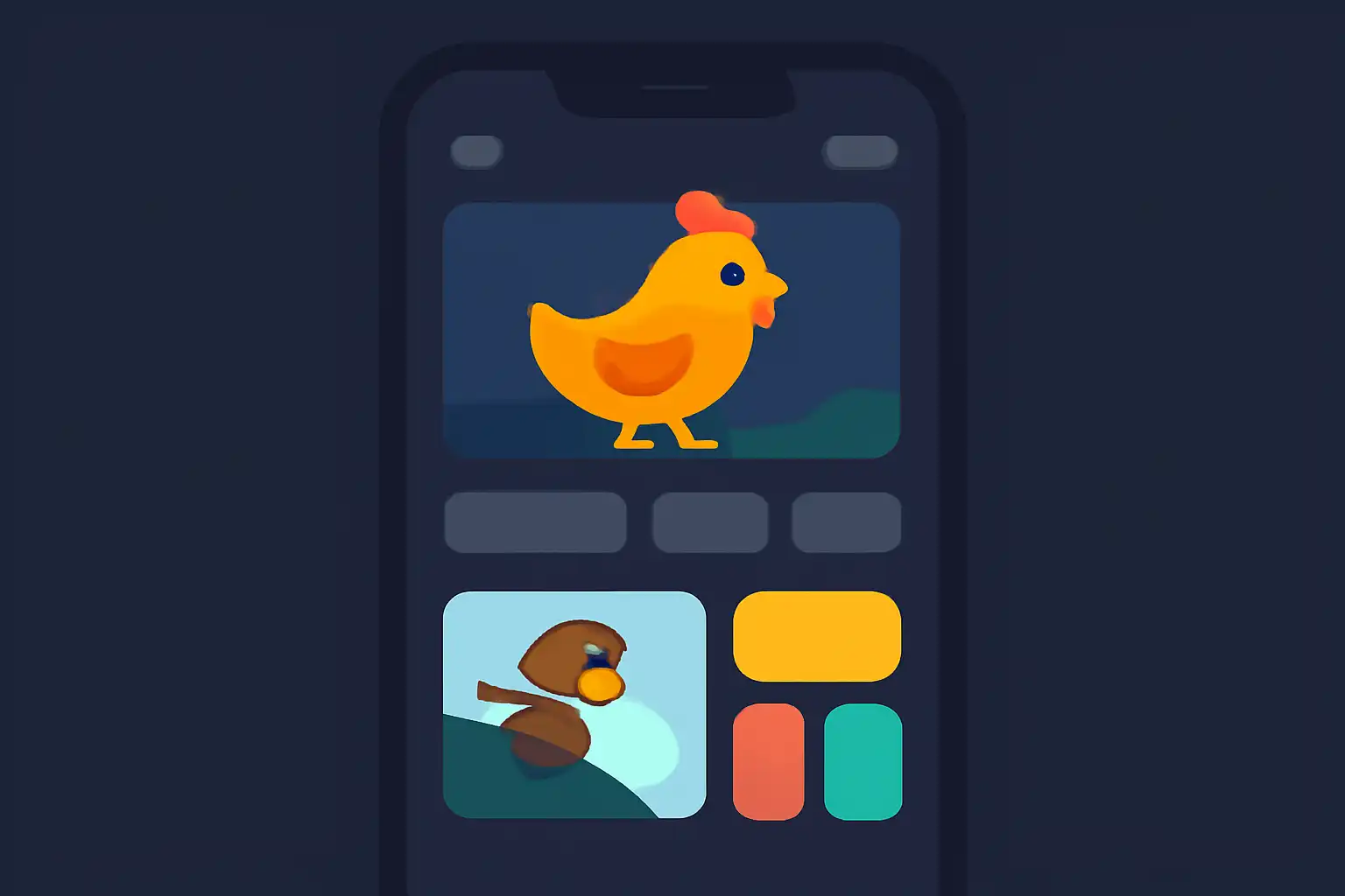 Detail screen: chicken road vs aviator, mobile screen, Chicken Road Game