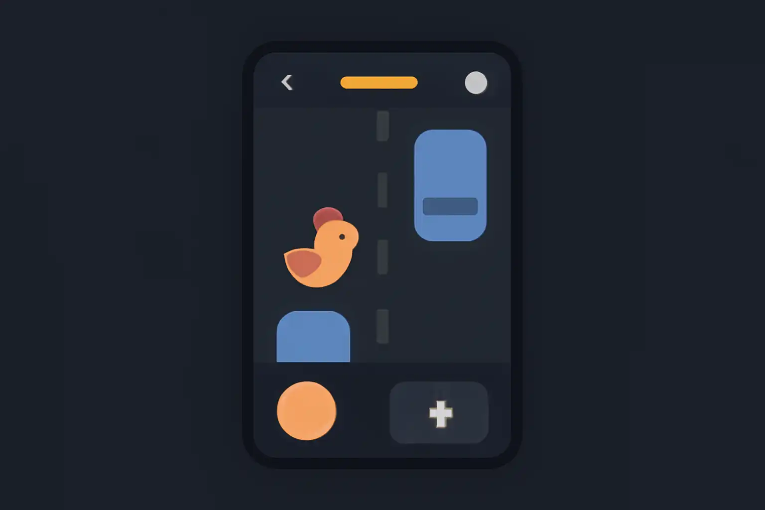 Detail screen: crash game, mobile screen, Chicken Road Game